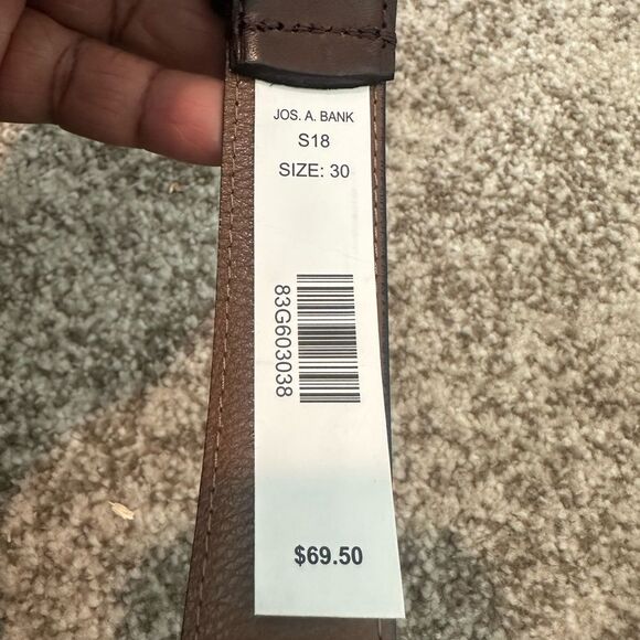 Jos. A Bank Brown Leather Men’s Belt 30 NWT - Picture 5 of 5